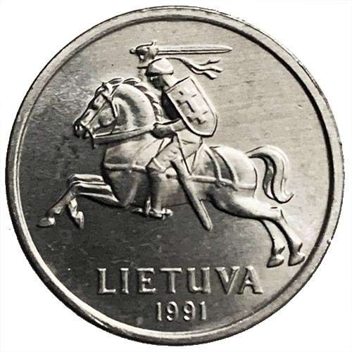 1991 Lithuania 1 Centas Uncirculated