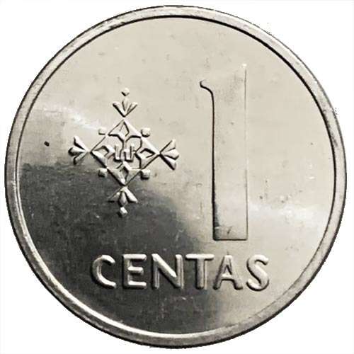 1991 Lithuania 1 Centas Uncirculated