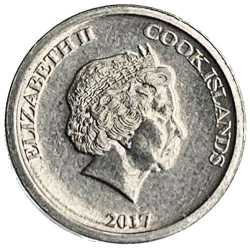 2017 Cooke Islands Elizabeth II - Bird One Cent Uncirculated
