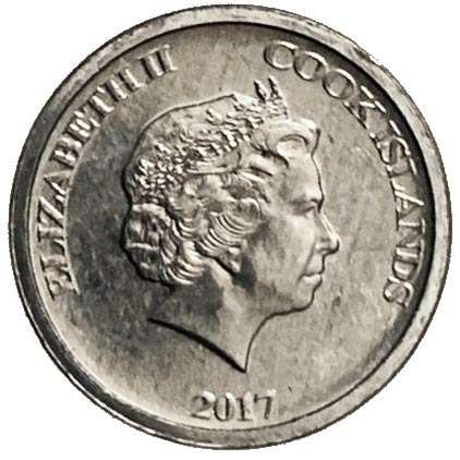 2017 Cooke Islands Elizabeth II - Bird One Cent Uncirculated