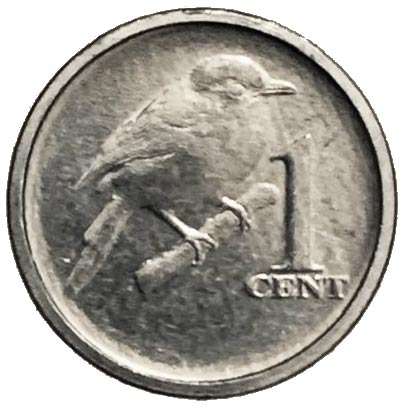 2017 Cooke Islands Elizabeth II - Bird One Cent Uncirculated