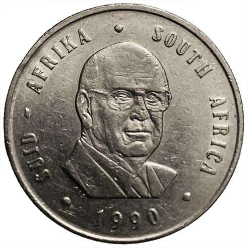 1990 South Africa PW Botha Springbok R1 Fine