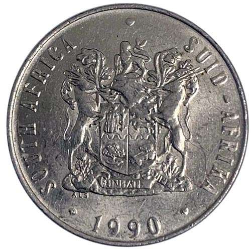1990 South Africa 50c fine