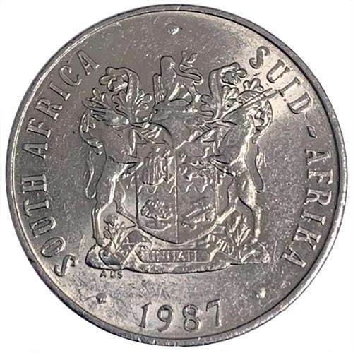 1987 South Africa 50c EF