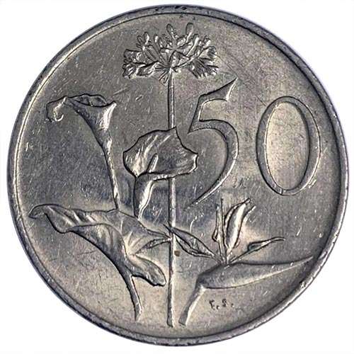 1987 South Africa 50c Fine