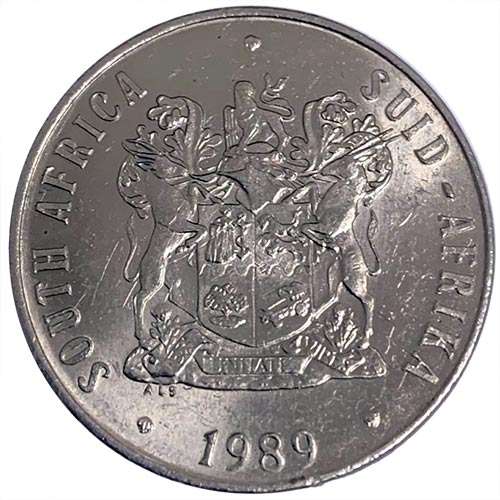 1989 South Africa 50c EF