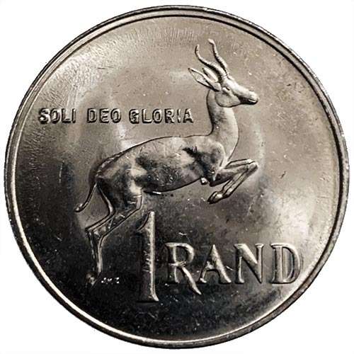 1988 South Africa Springbok R1 Coat of Arms XF