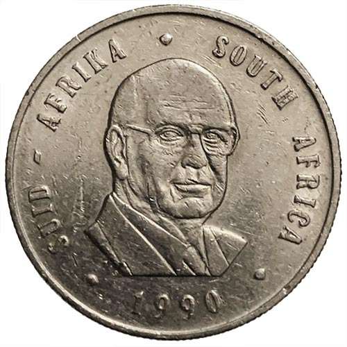 1990 South Africa PW Botha Springbok R1 VG