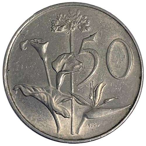 1977 South Africa 50c Fine