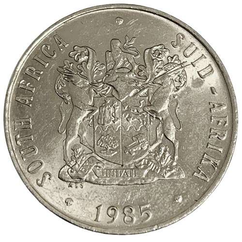1985 South Africa 50c XF