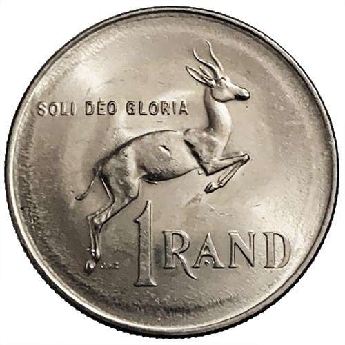 1977 South Africa Springbok R1 Coat of Arms AU