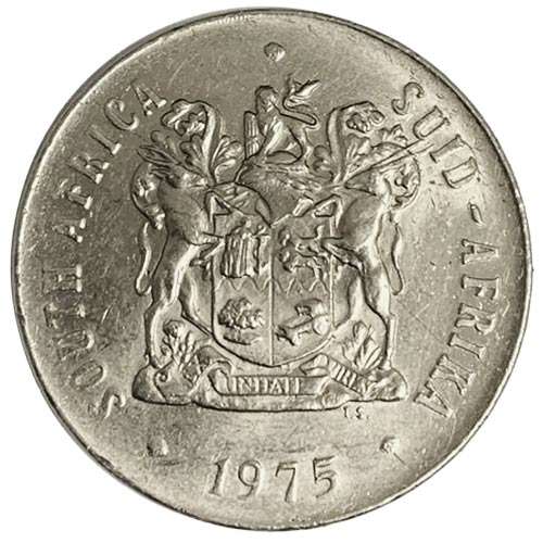 1975 South Africa 50c Extra Fine