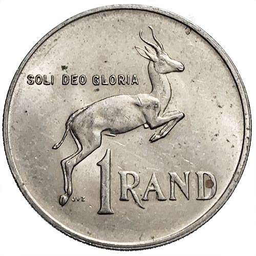 1987 South Africa Springbok R1 Coat of Arms VF