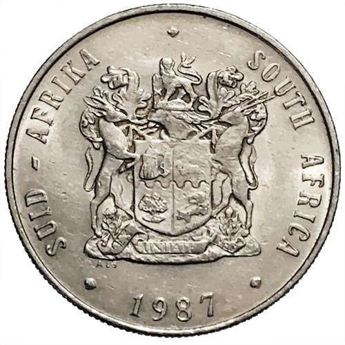 1987 South Africa Springbok R1 Coat of Arms Fine