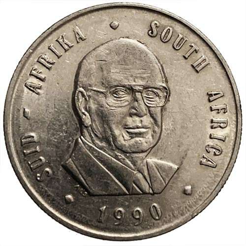 1990 South Africa PW Botha Springbok R1 Fine