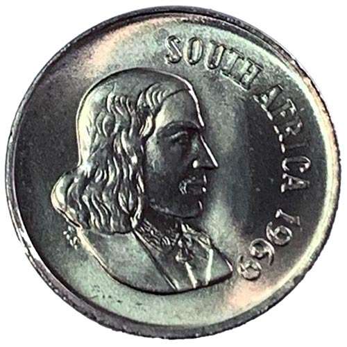 1969 South Africa UNCIRCULATED 10c English