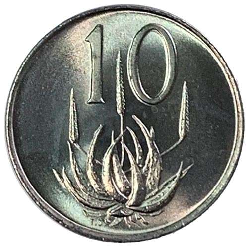 1969 South Africa UNCIRCULATED 10c English