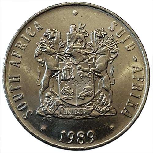 1989 South Africa 50c AU