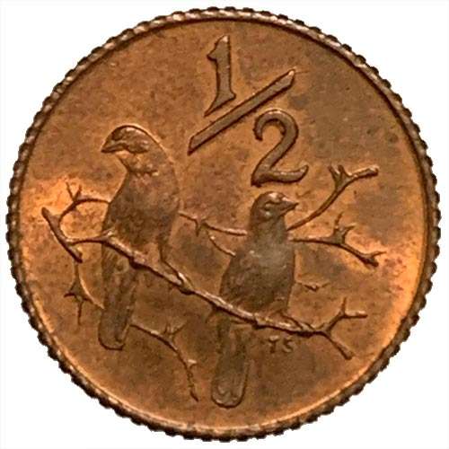 1970 Half Cent 1/2c about uncirculated