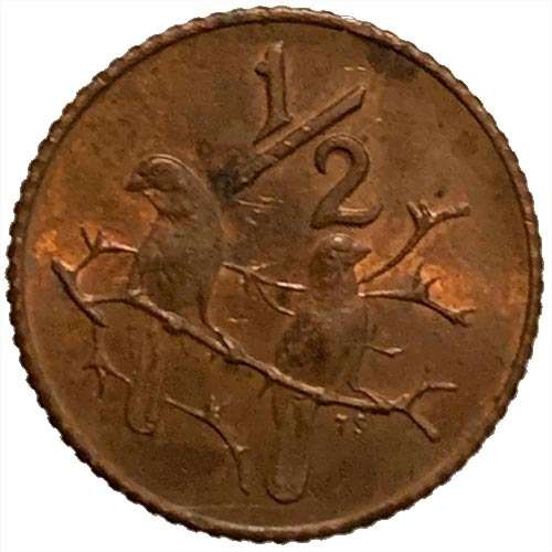1970 Half Cent 1/2c AU