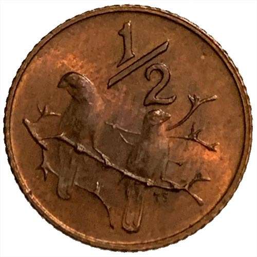 1970 Half Cent 1/2c AU