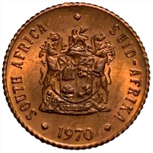 1970 Half Cent 1/2c AU