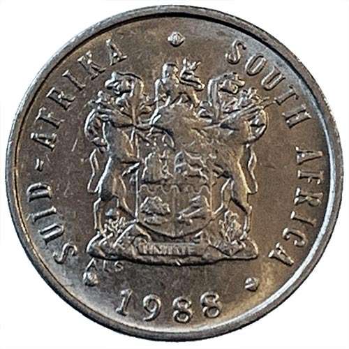 1988 South Africa 5c pure nickel Very Fine