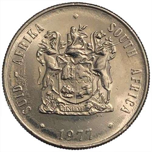 1988 South Africa Springbok R1 Coat of Arms XF