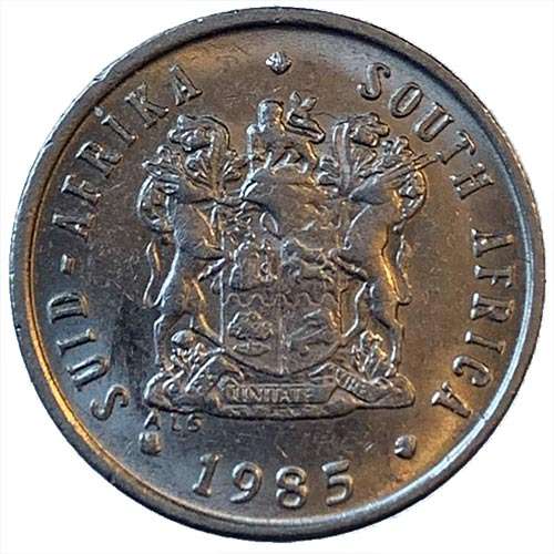 1985 South Africa 5c nickel Very Fine