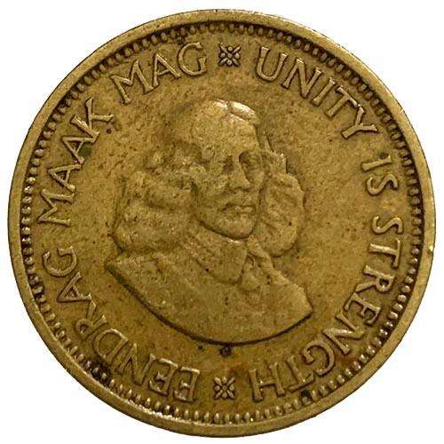 1962 South Africa half 1/2 cent 1st decimal series