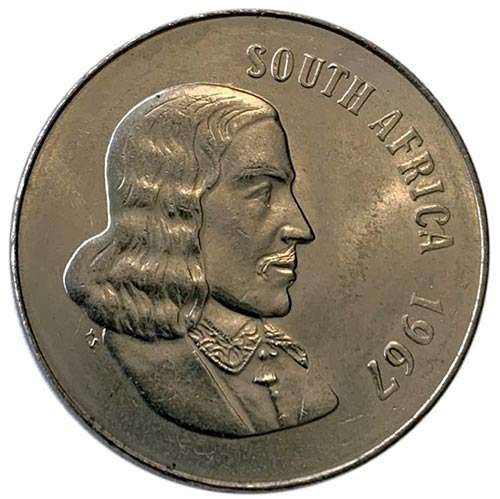 1967 South Africa English UNCIRCULATED 50c
