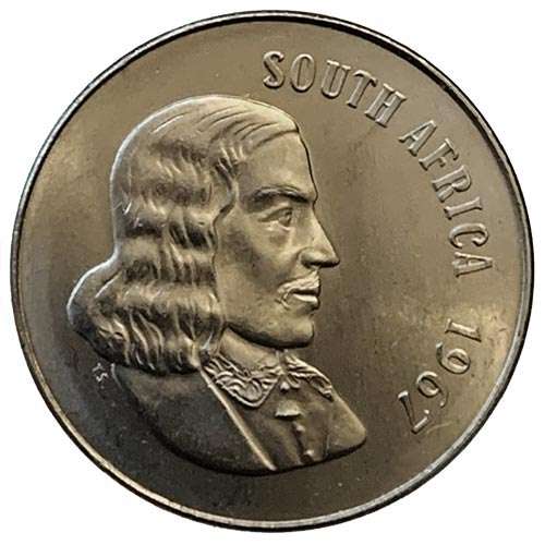 1967 South Africa English UNCIRCULATED 50c