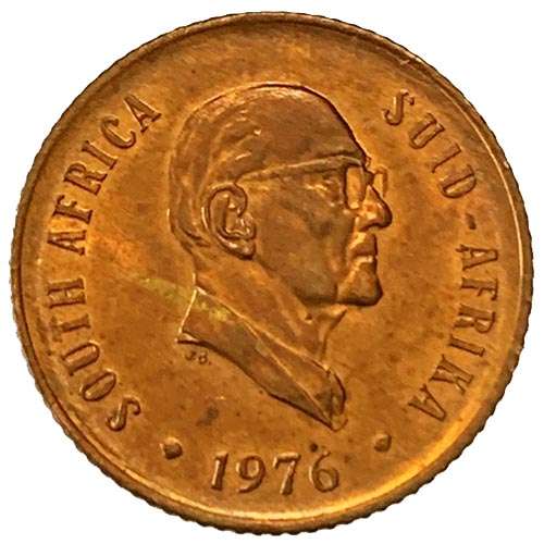1976 South Africa Jacobus Johannes Fouche 2c bronze Very Good