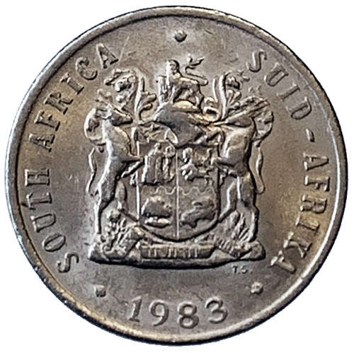 1983 South Africa 10c nickel Fine