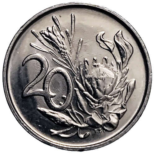 1988 South Africa 20c Extra Fine