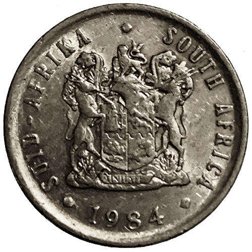 1984 South Africa Coat of Arms 5c
