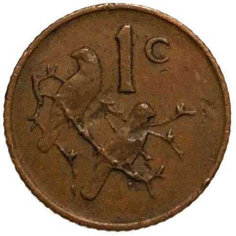 1969 South Africa English 1c bronze
