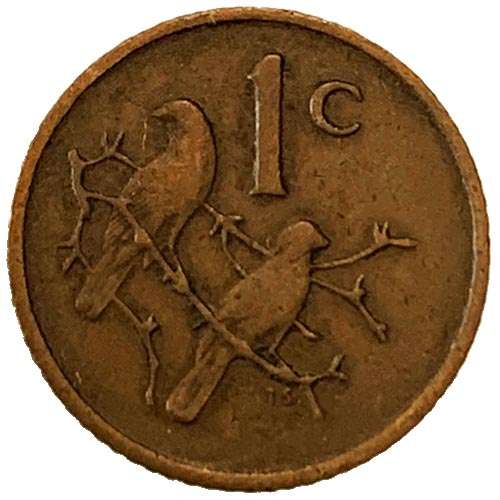 1971 South Africa 1c bronze