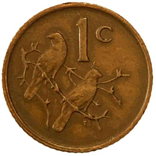 1971 South Africa 1c bronze