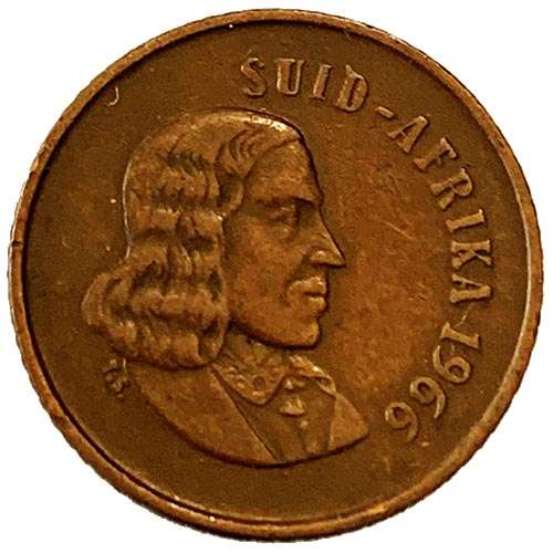 1966 South Africa 1c Afrikaans