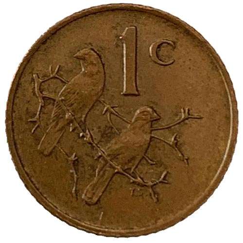 1972 South Africa 1c bronze