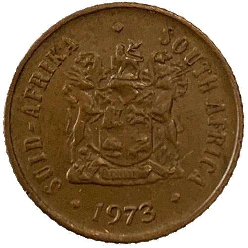 1972 South Africa 1c bronze