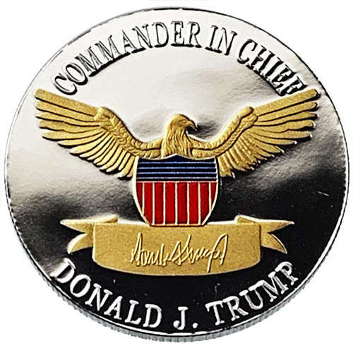 Donald Trump Keep America Great two tone metal 40mm 1oz medallion in plastic capsule