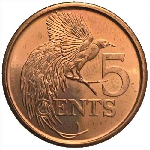 2017  Trinidad and Tobago 5c Uncirculated