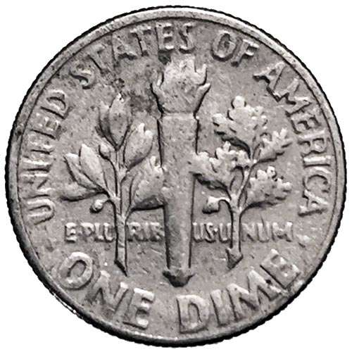 1969 USA 1 Roosevelt Dime D 17,9mm copper-nickel clad