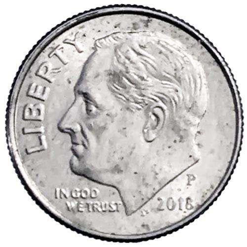2018 USA Roosevelt Dime D 17,9mm copper-nickel clad