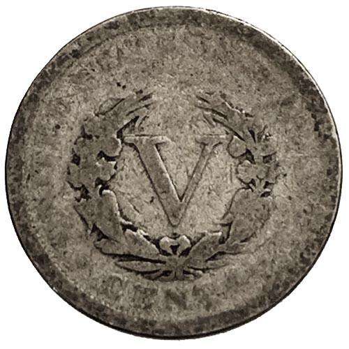 1904 USA 5 Cents Liberty Nickel