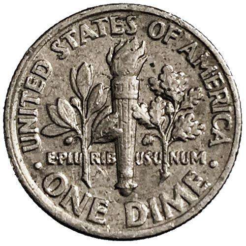 1997 USA 1 Roosevelt Dime D 17,9mm copper-nickel clad