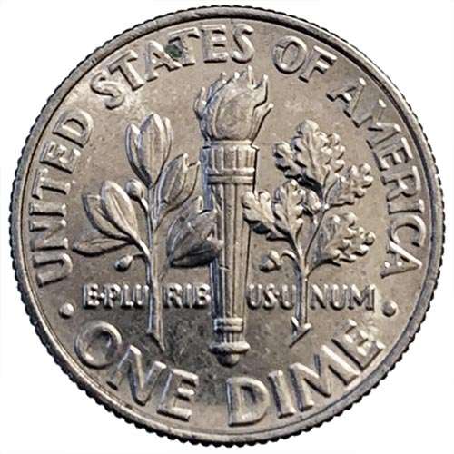 2014 USA 1 Roosevelt Dime D 17,9mm copper-nickel clad