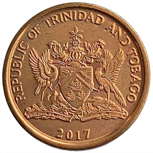 2017  Trinidad and Tobago 5c Uncirculated